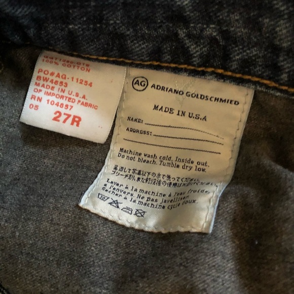 Adriano Goldschmed Boyfriend Jeans size 27R - Picture 4 of 4